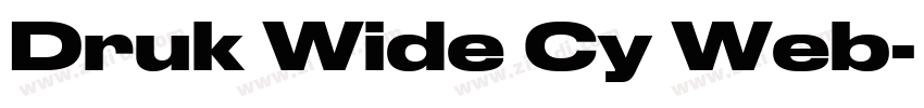 Druk Wide Cy Web字体转换